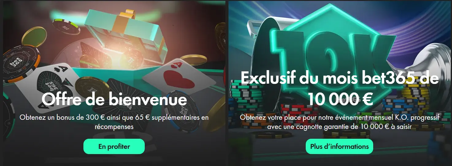 Bet365 Exclusif du mois bet365