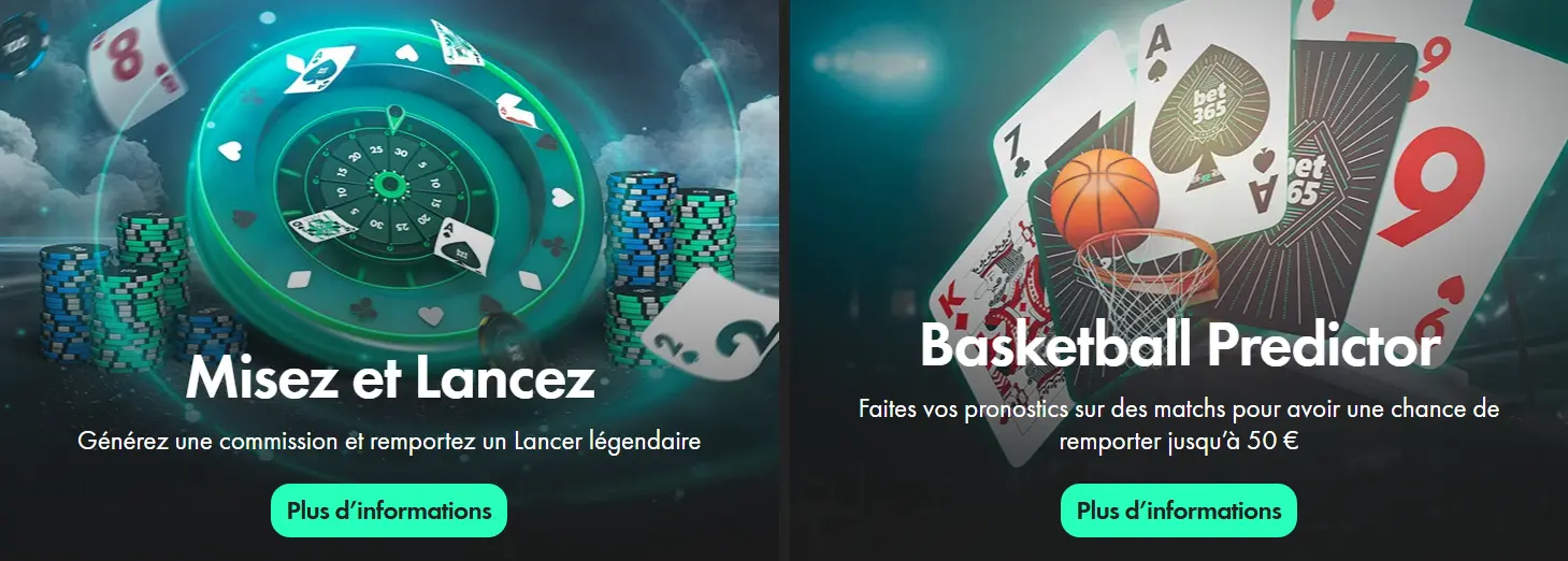 Bet365 Misez et Lancez